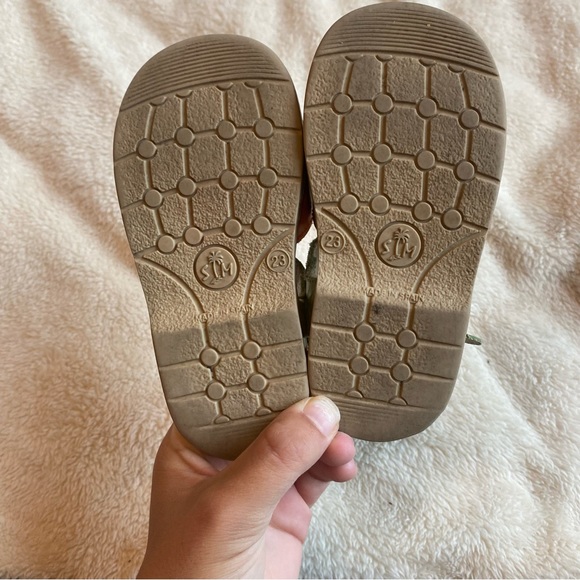 Multi color leather kids salt water sandals EU 23/C7 - Picture 4 of 6